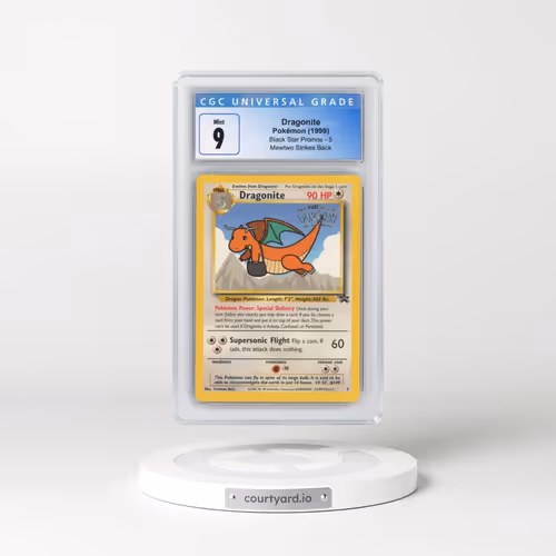 1999 Black Star Promos #5 Dragonite - Mewtwo Strikes Back (CGC 9 MINT)