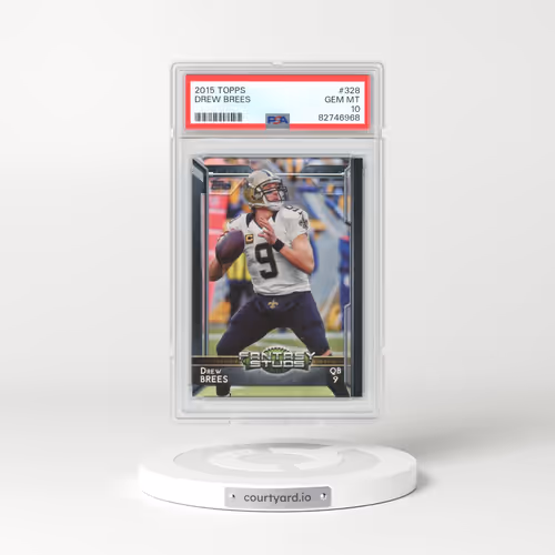 2015 Topps #328 Drew Brees (PSA 10 GEM MINT)