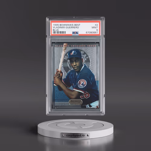 1995 Bowman's Best #2 Vladimir Guerrero - Blue (PSA 9 MINT)