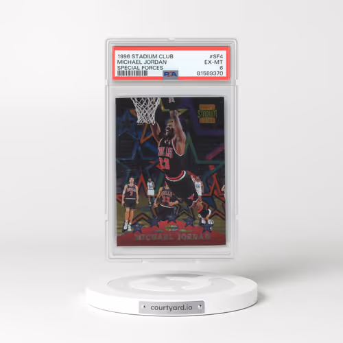 1996 Stadium Club Special Forces #SF4 Michael Jordan (PSA 6 EX-MT)