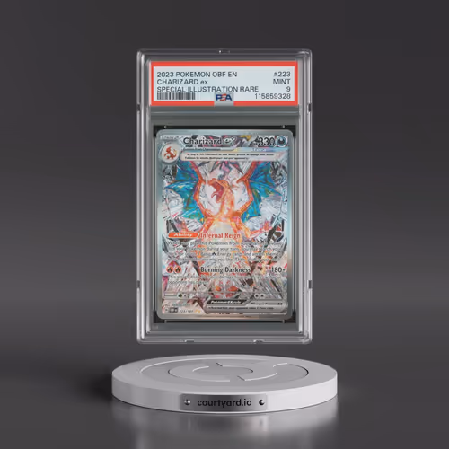 2023 Pokémon Obf EN-Obsidian Flames #223 Charizard EX - Holo Special Illustration Rare (PSA 9 MINT)