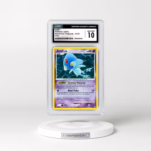 2007 Mysterious Treasures #4 Azelf - Holo (CGC 10 GEM MINT)