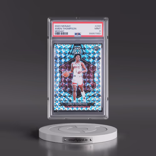 2023 Panini Mosaic #230 Amen Thompson - Mosaic (PSA 9 MINT)