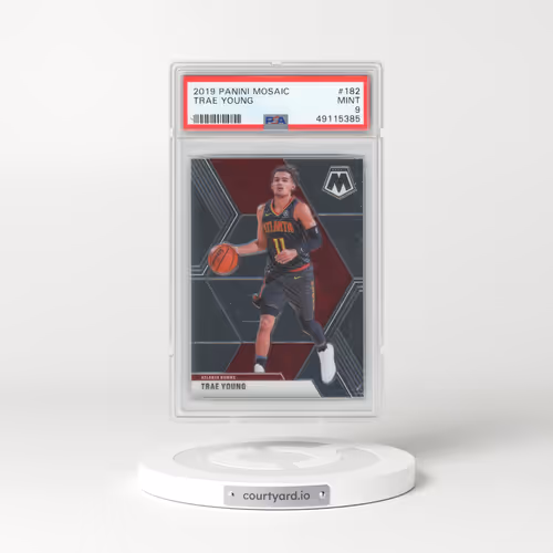 2019 Panini Mosaic #182 Trae Young (PSA 9 MINT)