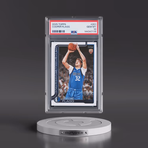 2025 Topps #201 Cooper Flagg (PSA 10 GEM MINT)