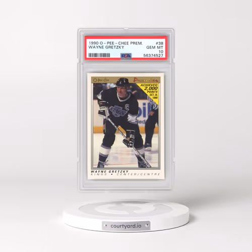 1990 O-Pee-Chee Premier #38 Wayne Gretzky (PSA 10 GEM MINT)