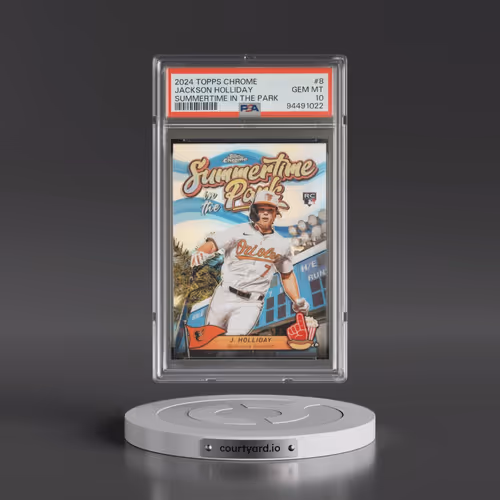 2024 Topps Chrome Summertime in the Park #8 Jackson Holliday (PSA 10 GEM MINT)