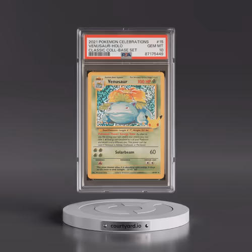 2021 Pokémon Celebrations Classic Collection #15 Venusaur - Holo (PSA 10 GEM MINT)