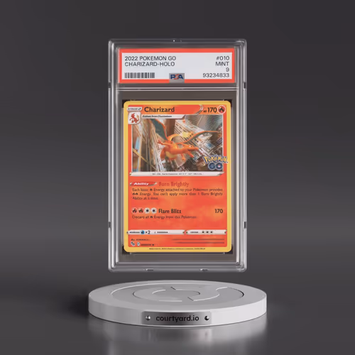 2022 Pokémon Go #010 Charizard - Holo (PSA 9 MINT)