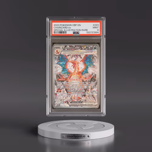 2023 Pokémon Obf EN-Obsidian Flames #223 Charizard EX - Holo Special Illustration Rare (PSA 9 MINT)