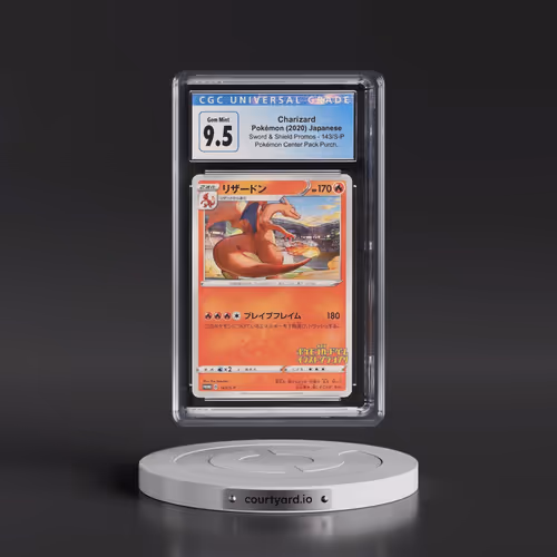 2019 Sword & Shield Promos #143/S-P Charizard - Pokémon Center Pack Purchase (CGC 10 GEM MINT)
