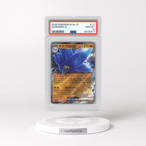 2023 Pokémon Sv4a-Shiny Treasure EX #111 Glimmora EX - Holo (PSA 10 GEM MINT)