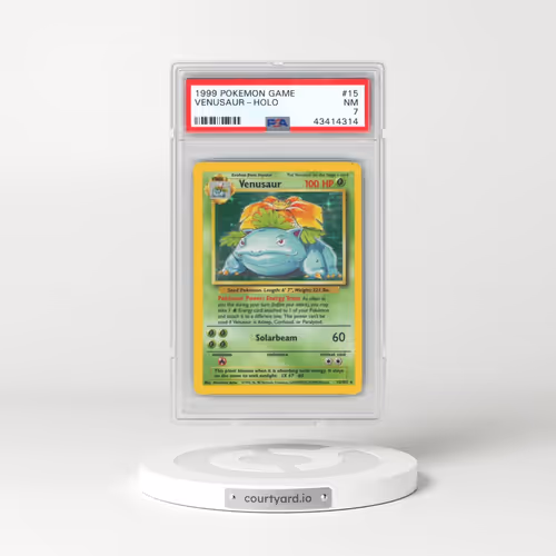 1999 Pokémon Game #15 Venusaur - Holo (PSA 7 NM)