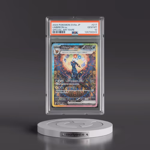 2024 Pokémon Sv8a-Terastal Fest EX #217 Umbreon EX - Holo Special Art Rare (PSA 10 GEM MINT)