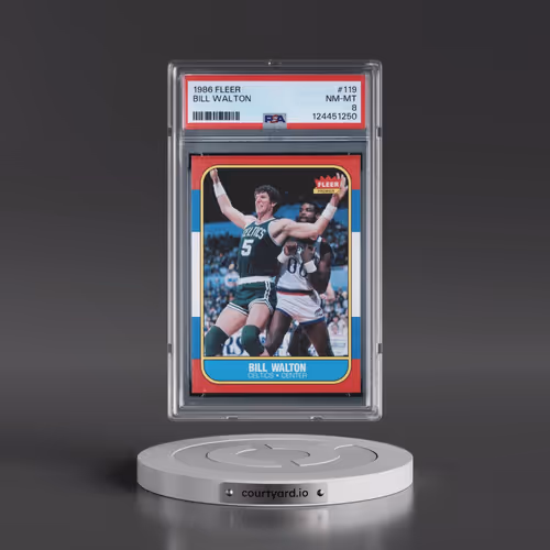 1986 Fleer #119 Bill Walton (PSA 8 NM-MT)