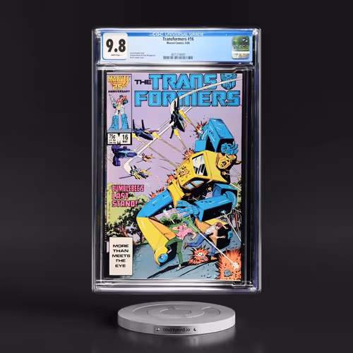 Transformers #16 CGC 9.8 White Pages (Marvel Comics, 5/86) - Universal
