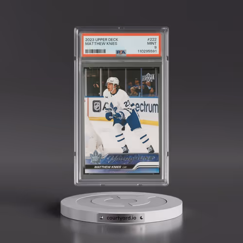 2023 Upper Deck #222 Matthew Knies (PSA 9 MINT)
