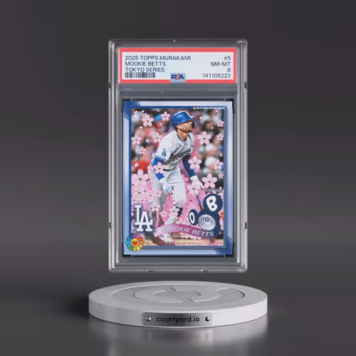 2025 Topps Takashi Murakami + MLB World Tour Tokyo Series #5 Mookie Betts (PSA 8 NM-MT)