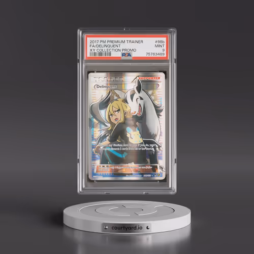 2017 Pokémon Premium Trainer XY Collection Promo #98b Delinquent - Full Art (PSA 9 MINT)
