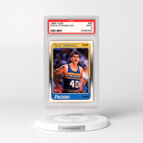 1988 Fleer #59 Steve Stipanovich (PSA 9 MINT)