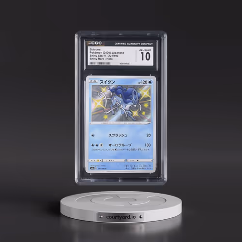 2020 Shiny Star V #221/190 Suicune - Shiny Rare Holo (CGC 10 GEM MINT)