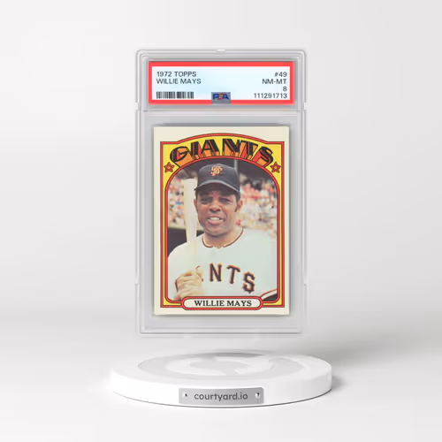 1972 Topps #49 Willie Mays (PSA 8 NM-MT)