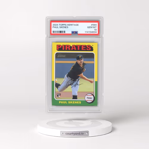 2024 Topps Heritage #594 Paul Skenes (PSA 10 GEM MINT)