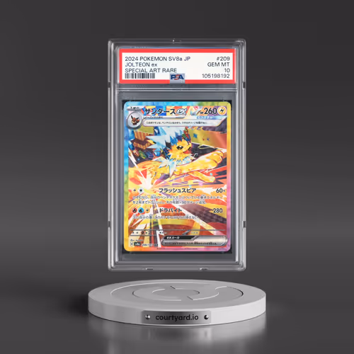 2024 Pokémon Sv8a-Terastal Fest EX #209 Jolteon EX - Holo Special Art Rare (PSA 10 GEM MINT)