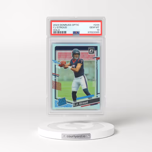 2023 Panini Donruss Optic #244 CJ Stroud - Holo (PSA 10 GEM MINT)
