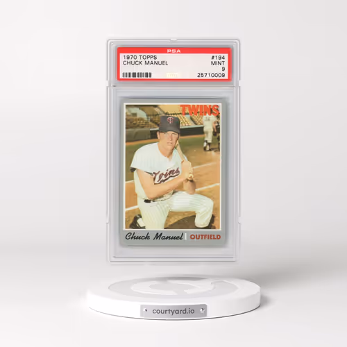 1970 Topps #194 Chuck Manuel (PSA 9 MINT)