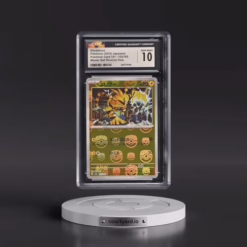 2023 Pokémon Card 151 #125/165 Electabuzz - Reverse Holo Master Ball (CGC 10 GEM MINT)
