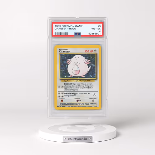 1999 Pokémon Game #3 Chansey - Holo (PSA 4 VG-EX)