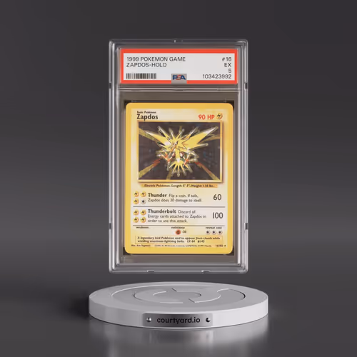 1999 Pokémon Game #16 Zapdos - Holo (PSA 5 EX)