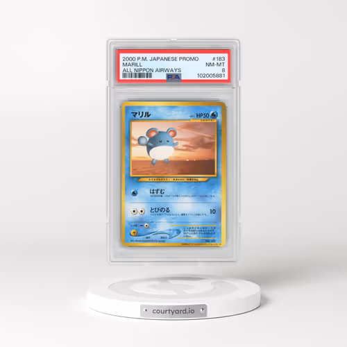 2000 Pokémon Ana Airways #183 Marill - All Nippon Airways (PSA 8 NM-MT)