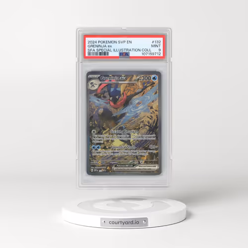 2024 Pokémon Svp EN-SV Black Star Promo #132 Greninja EX - Holo Shrouded Fable Special Illustration
