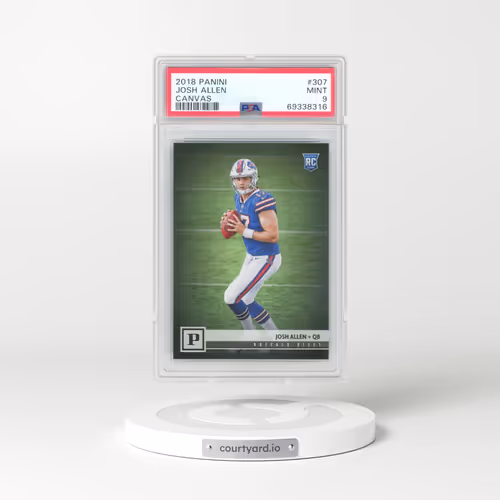2018 Panini #307 Josh Allen - Canvas (PSA 9 MINT)