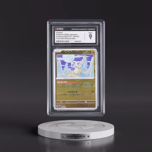 2023 Pokémon Card 151 #104/165 Cubone - Reverse Holo Poké Ball (CGC 9 MINT)