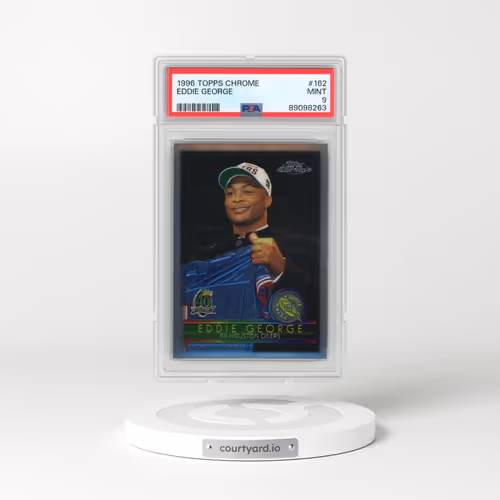 1996 Topps Chrome #162 Eddie George (PSA 9 MINT)