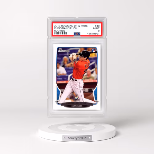 2013 Bowman Draft Picks & Prospects Rookies #40 Christian Yelich (PSA 9 MINT)
