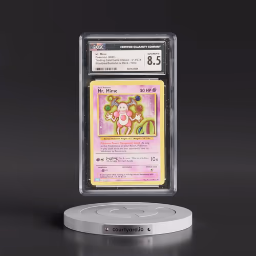 2023 Pokémon Clb-Trading Card Game Classic Blastoise & Suicune EX Deck #013 Mr. Mime (CGC 8.5 NM-MT+