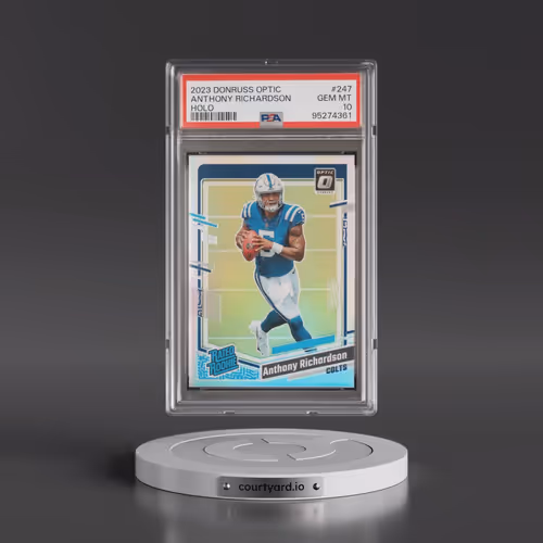 2023 Panini Donruss Optic #247 Anthony Richardson - Holo (PSA 10 GEM MINT)