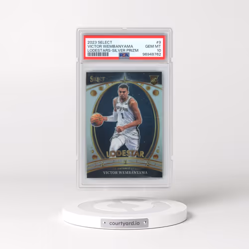 2023 Panini Select Lodestars #9 Victor Wembanyama - Silver Prizm (PSA 10 GEM MINT)