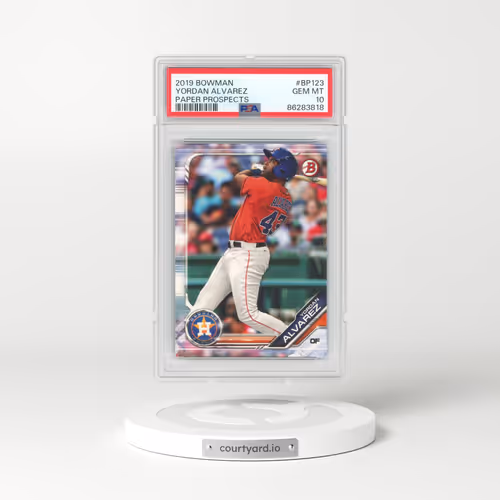 2019 Bowman Paper Prospects #BP123 Yordan Alvarez (PSA 10 GEM MINT)
