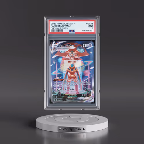 2023 Pokémon Sword and Shield Crown Zenith #GG45 Deoxys Vmax - Full Art (PSA 9 MINT)