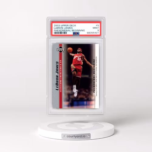 2003 Upper Deck Lebron James Phenomenal Beginnings #5 LeBron James (PSA 9 MINT)