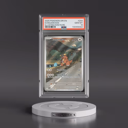 2025 Pokémon Dri EN-Destined Rivals #204 Kangaskhan - Illustration Rare (PSA 10 GEM MINT)