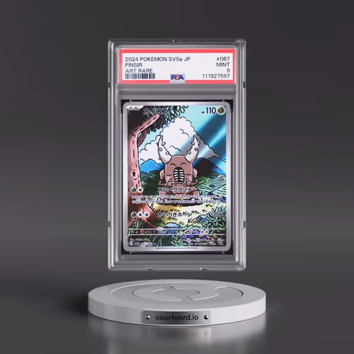 2024 Pokémon Sv5a-Crimson Haze #067 Pinsir - Art Rare (PSA 9 MINT)