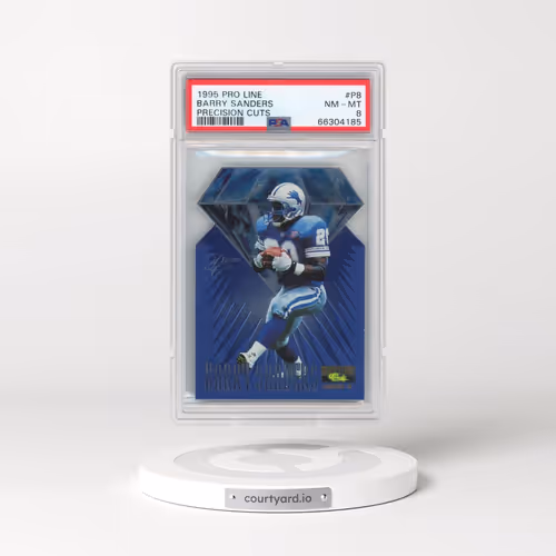 1995 Pro Line Precision Cuts #P8 Barry Sanders (PSA 8 NM-MT)