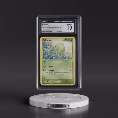 2004 EX Fire Red & Leaf Green #55/112 Bulbasaur (CGC 10 GEM MINT)
