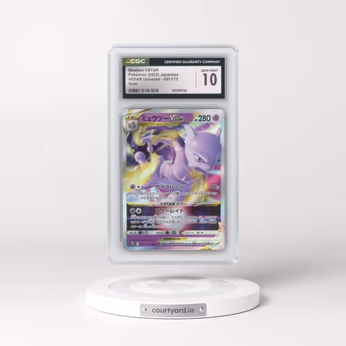 2022 VSTAR Universe #051/172 Mewtwo VSTAR - Holo (CGC 10 GEM MINT)